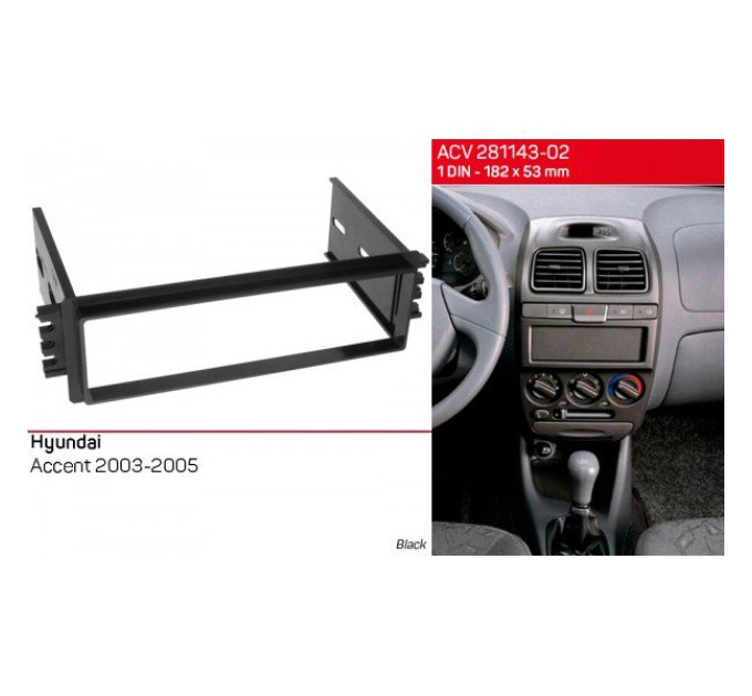 Перехідна рамка Hyundai Accent ACV 281143-02