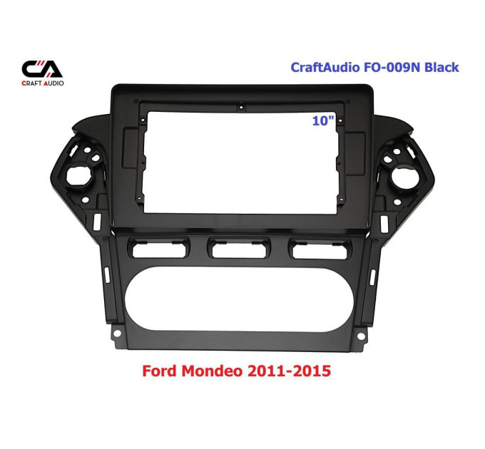 Перехідна рамка CraftAudio FO-009N Black Ford Mondeo 2011-2015