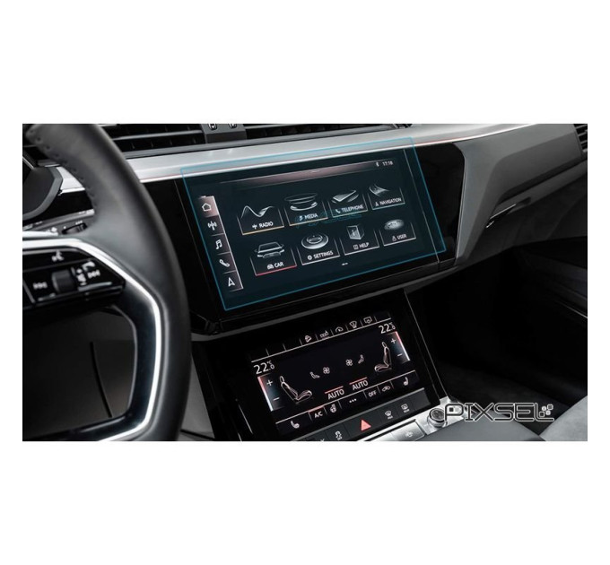 Захисне скло на монітор Audi e-tron 2019- (матове) Pixsel AUDI-3457-M