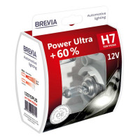 Комплект галогенних ламп Brevia H7 Power Ultra 12070PUS 12V 55W Комплект галогенних ламп Brevia H7 Power Ultra 12070PUS 12V 55W