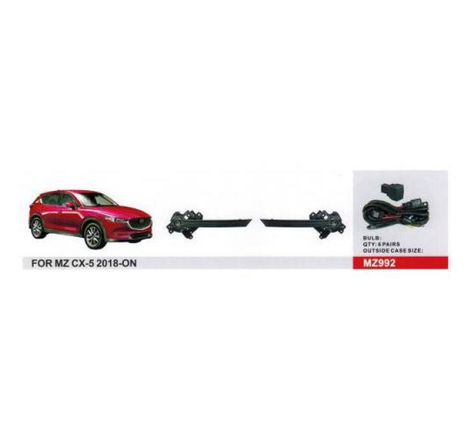 Протитуманні фари Vitol MZ-992W Mazda CX-5 2018