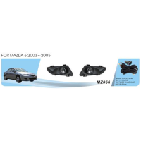 Протитуманні фари Vitol MZ-056W Mazda 6 2003-05 ел.проводка Протитуманні фари Vitol MZ-056W Mazda 6 2003-05 ел.проводка