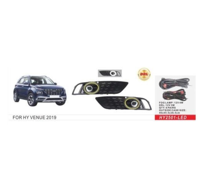 Протитуманні фари Vitol HY-2501-LED Hyundai Venue 2019
