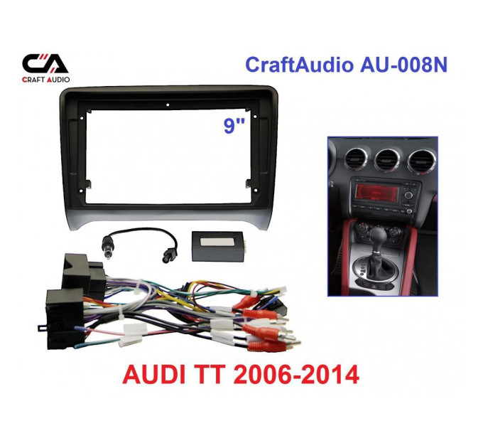 Перехідна рамка CraftAudio AU-008N AUDI TT 2006-2014
