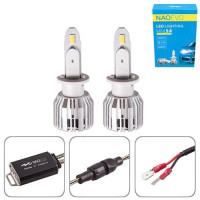 Світлодіодні лампи PULSO NAOEVO S4 LED H1 Flip Chip 9-16V 30W 3600Lm 3000K/4300K/6500K