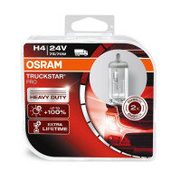 Комплект галогенних ламп OSRAM TruckStar Pro 64196TSP-HCB H4 75/70W 24V P43T