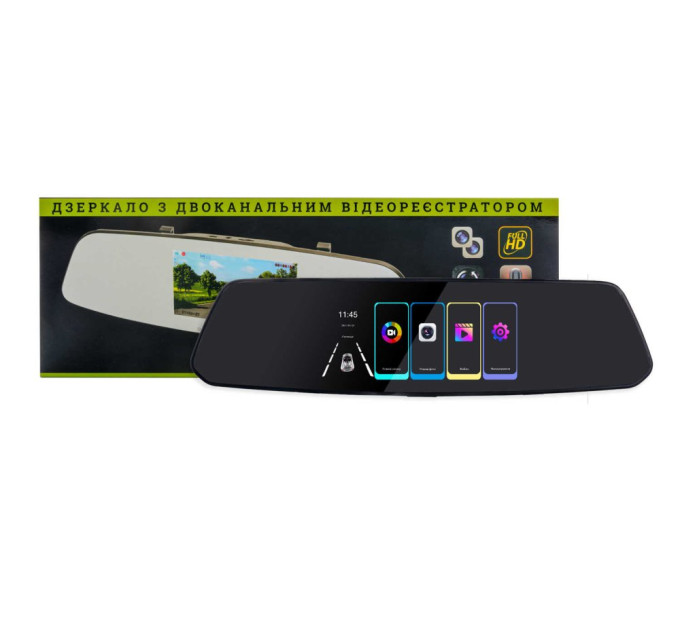 Дзеркало з відеореєстратором Phantom RM-52 DVR Full HD