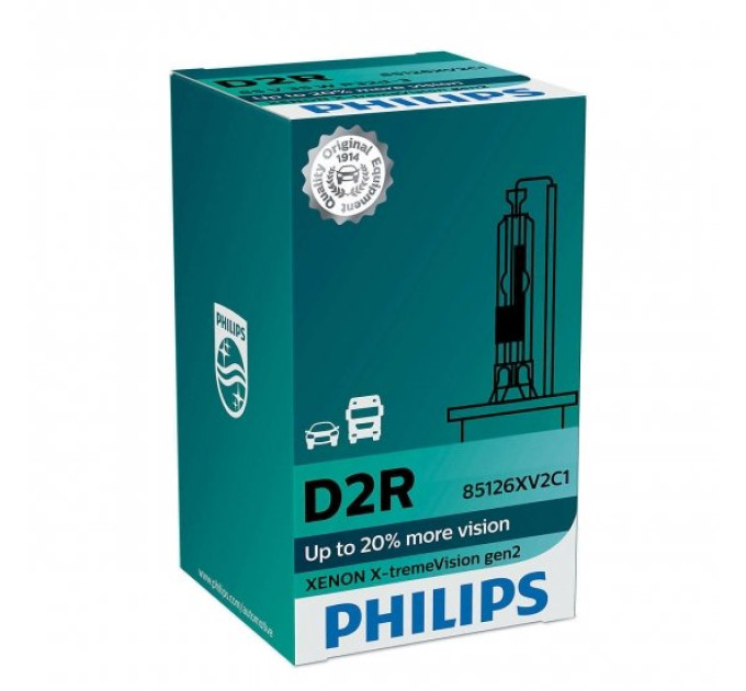 Ксенонова лампа Philips Xenon X-treme Vision gen2 D2R 85126XV2C1