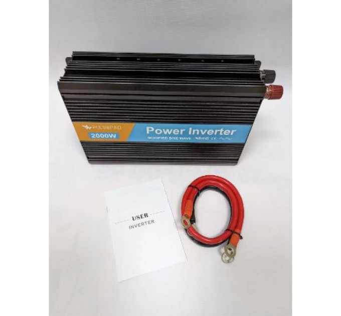 Автомобільний інвертор Pulsepad MSW-2000 12V 2000W MODIFIED SINE WAVE