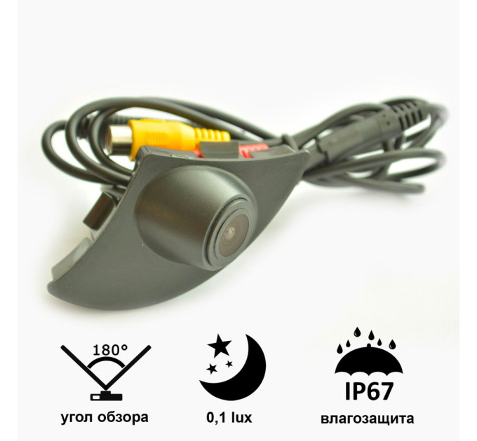 Камера переднього огляду широкутна Prime-X B8004W TOYOTA Camry 2012