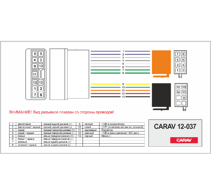 Перехідник ISO Daewoo Carav 12-037