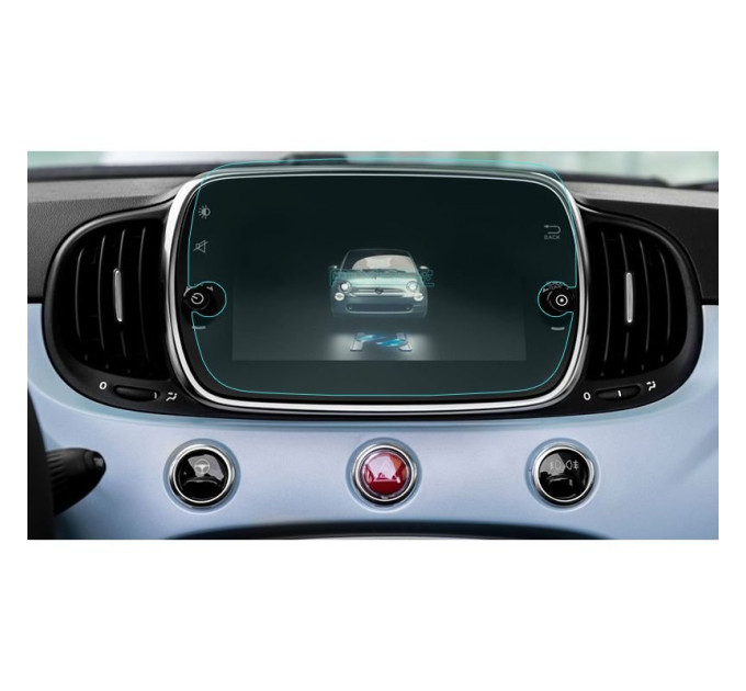 Захисне скло на монітор Fiat 500 2018- (глянсове) Pixsel FIAT-2669-H