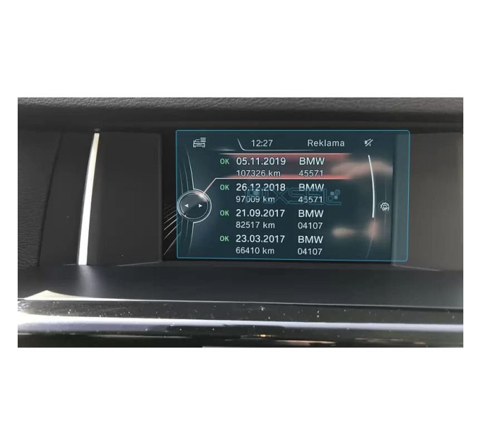Захисне скло на монітор BMW X3 6.5 2010-2014 (F25) (матове) Pixsel BMW-2412-M