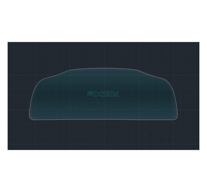 Захисне скло на панель приладів DS-7 2018- (матове) Pixsel DS-3214-M