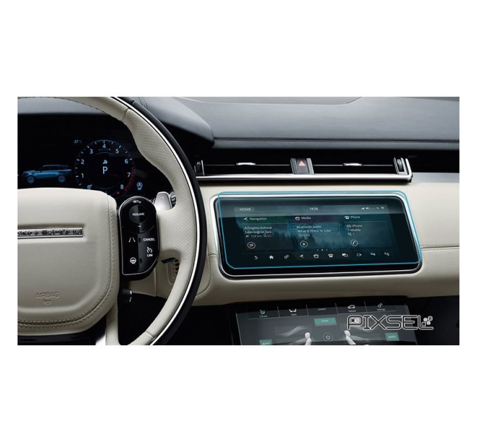 Захисне скло на монітор Land Rover Velar 2017-2019 (глянсове) Pixsel RR-2333-H