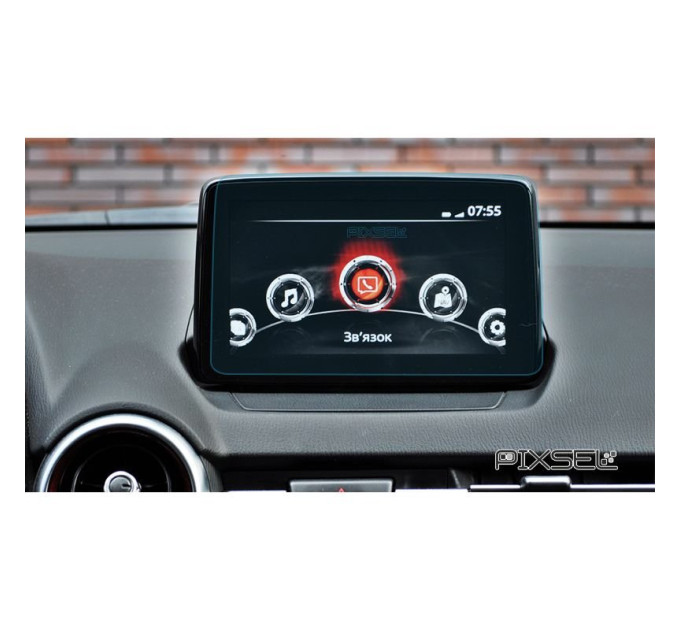 Захисне скло на монітор Mazda CX-3 2015- (гартоване) Pixsel MZ-1269-T