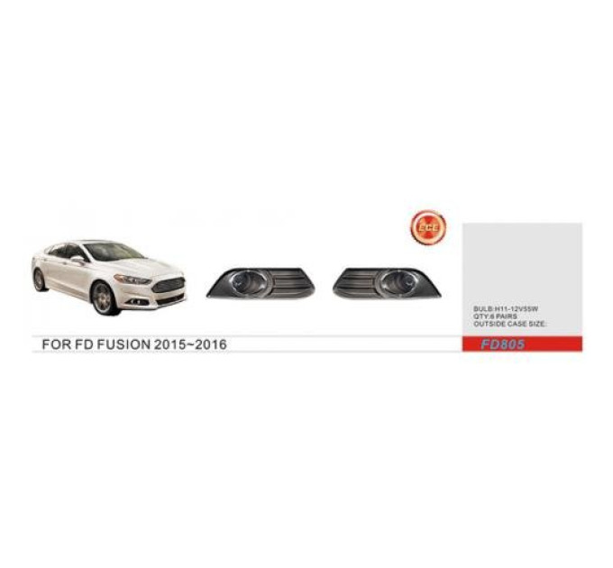 Протитуманні фари Vitol FD-805 Ford Fusion 2017-18