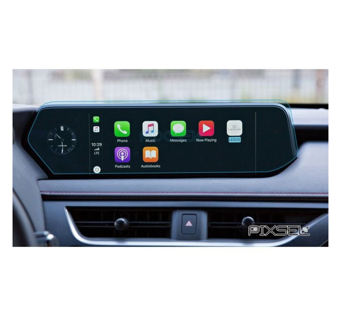 Захисне скло на монітор Lexus UX 2018- (гартоване) Pixsel LE-1623-T
