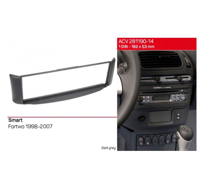 Перехідна рамка Smart Fortwo ACV 281190-14