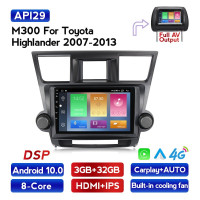 Штатна магнітола ECOBOOST FFT300Q-1080 TOYOTA HIGHLANDER 2007-2014