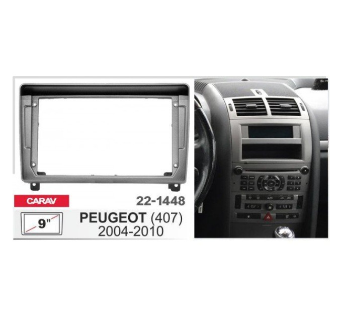 Перехідна рамка Peugeot 407 Carav 22-1448