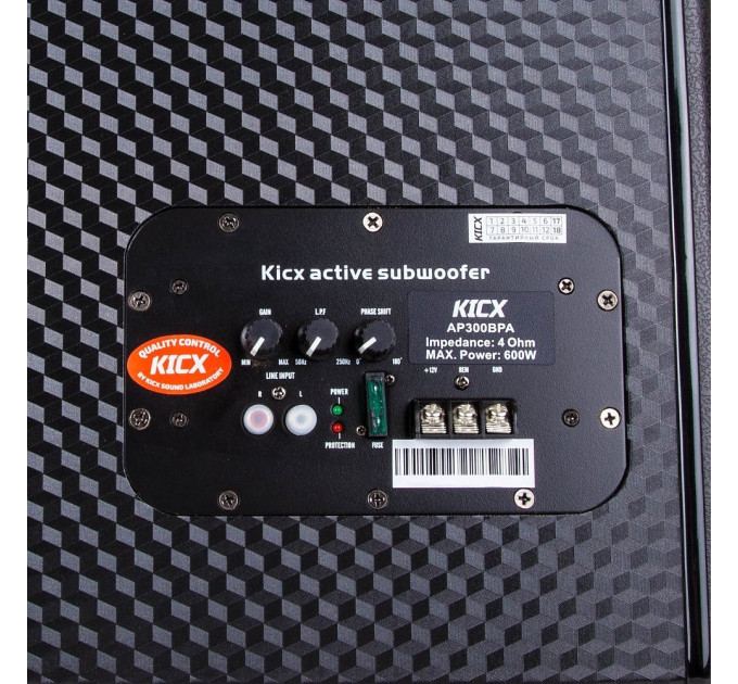 Сабвуфер Kicx AP-300BPA