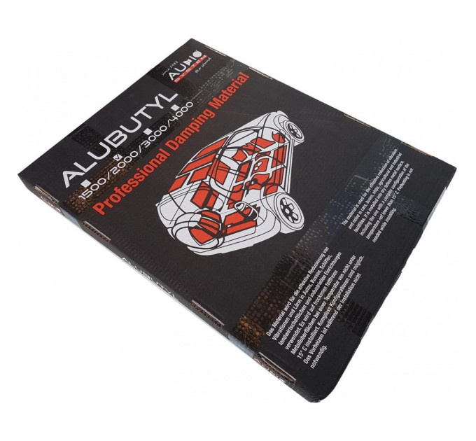 Шумоізоляція AudioSystem Alubutyl 1500 1,5 mm (0,7х0,5)