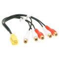 Адаптер лінійних виходів Mini ISO-RCA ACV 1441-03