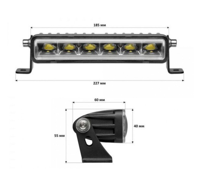 Світлодіодна фара OPPLIGHT 30watt 10-30V IP68 (opl-lsb-30W)