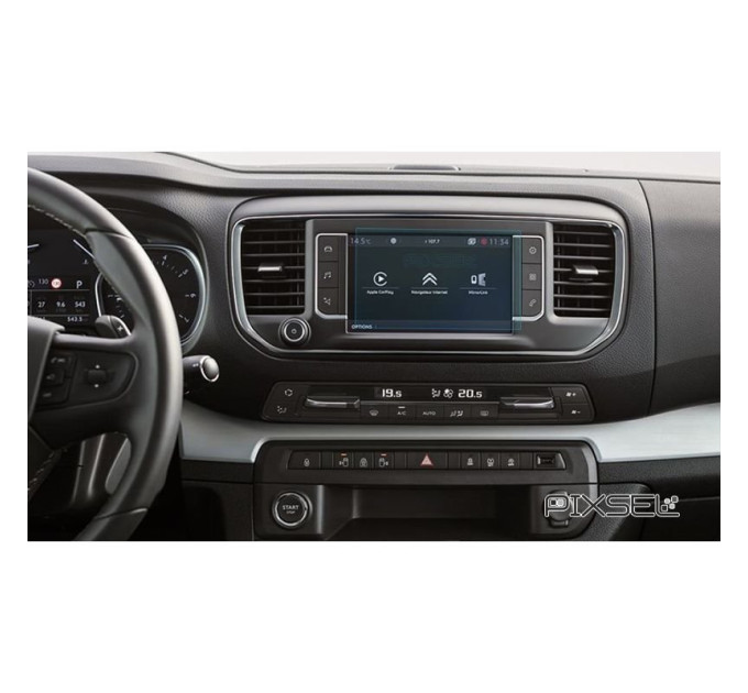 Захисне скло на монітор Citroen Space Tourer 2017- (матове) Pixsel CN-1722-M