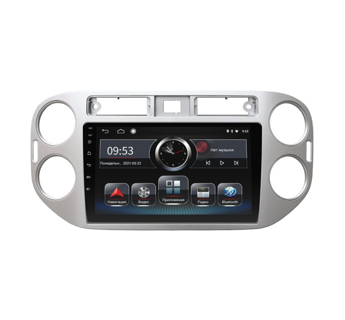Штатна магнітола Incar PGA2-1076 для Volkswagen Tiguan 2011–2016 Silver