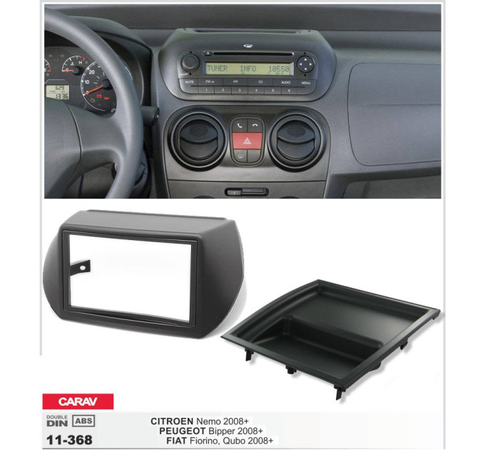 Перехідна рамка Peugeot Bipper Carav 11-368