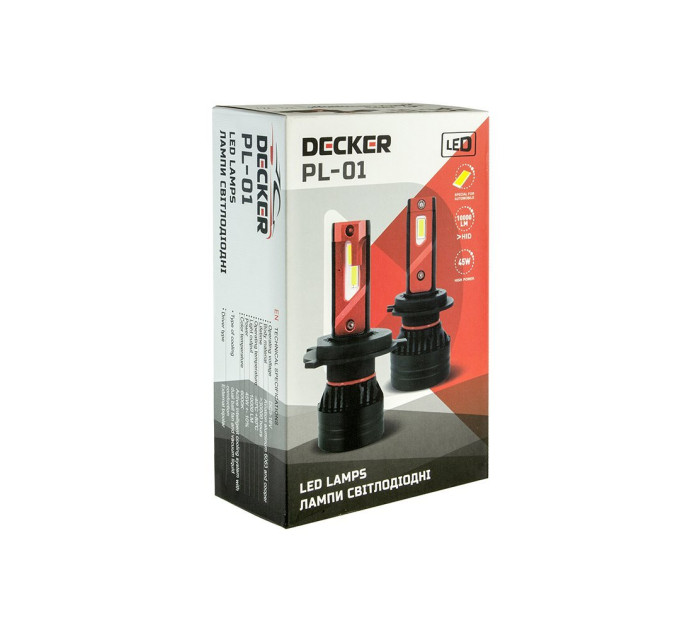 Світлодіодні лампи Decker LED PL-01 5K 9006