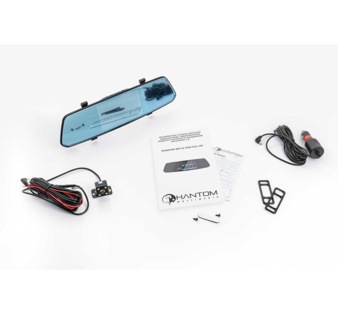 Дзеркало з відеореєстратором Phantom RM-52 DVR Full HD