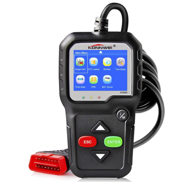 Діагностичний сканер Konnwei KW680 OBD2