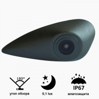 Камера переднього огляду Prime-X A8127W HYUNDAI (універсальна для маленької емблеми)