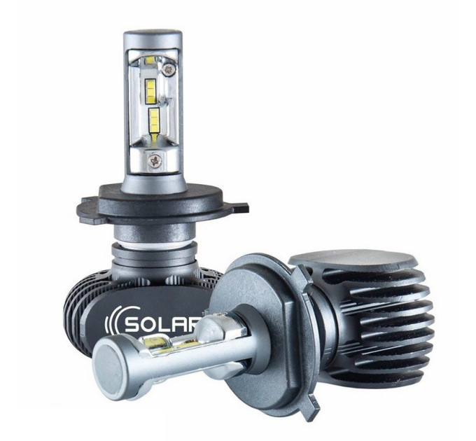 Світлодіодні лампи Solar LED H4 12/24V 6000K 50W Seoul CSP
