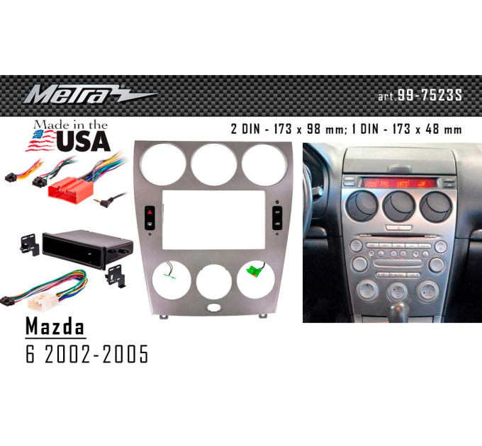 Перехідна рамка Mazda 6 Metra 99-7523S
