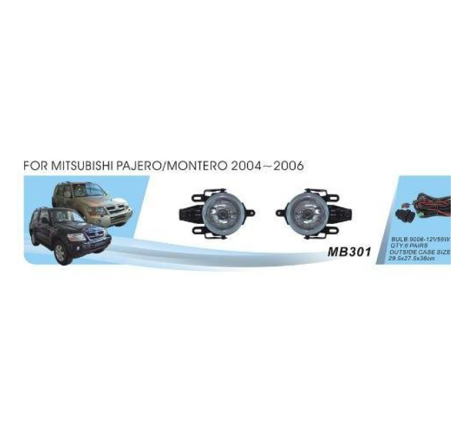 Протитуманні фари Vitol MB-301 Mitsubishi Pajero 2005-2007