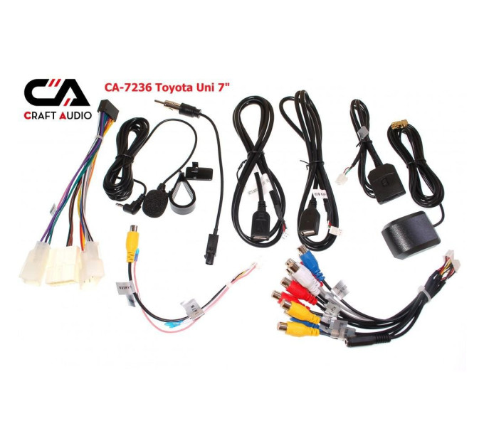 Штатна магнітола CraftAudio CA-7236 Toyota Uni 7'