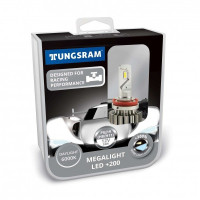 Світлодіодні лампи Tungsram Megalight LED +200 12V H11 24W 6000K Світлодіодні лампи Tungsram Megalight LED +200 12V H11 24W 6000K