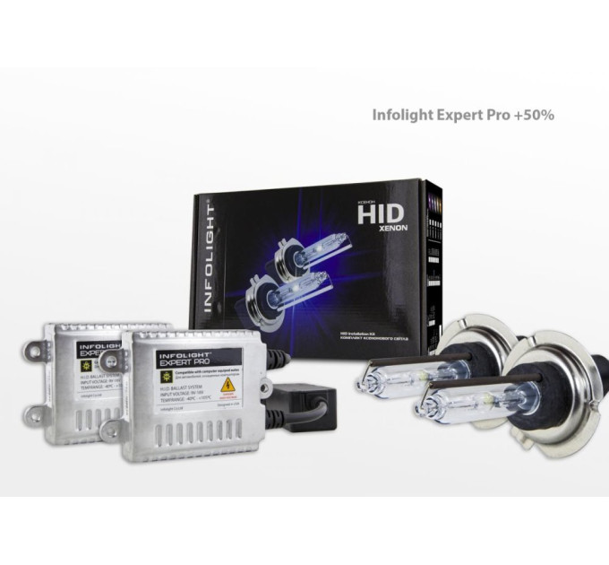 Комплект ксенону Infolight Expert Pro CANBUS H7 6000K +50%