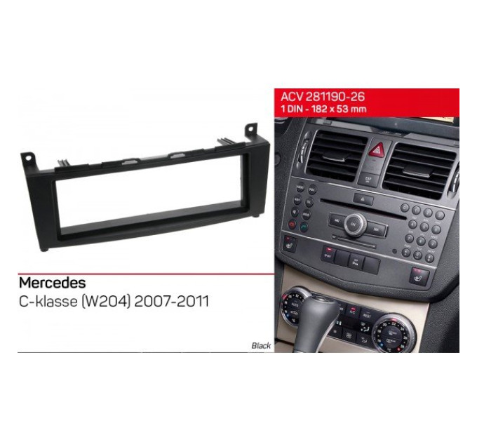 Перехідна рамка Mercedes W204 ACV 281190-26