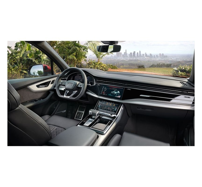 Захисне скло на клімат контроль Audi Q7 / SQ7 / RSQ7 2019- (глянсове) Pixsel AUDI-1268-H