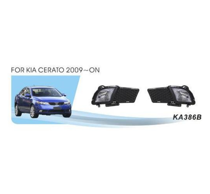 Протитуманні фари Vitol KA-386B KIA Cerato 2009-