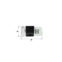 Штатна камера заднього огляду Falcon HS8037-XCCD Ford Mondeo, Focus, Fiesta, S-Max