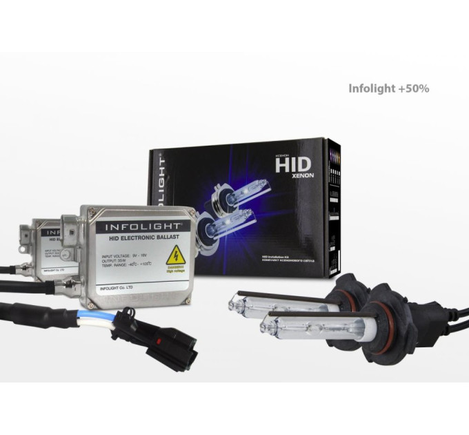 Комплект ксенону Infolight +50% HВ3 9005 6000К