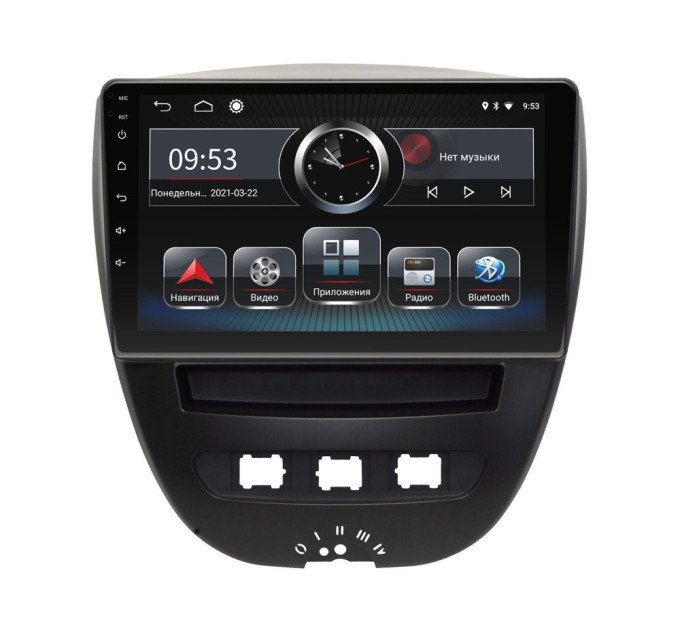 Штатна магнітола Incar PGA2-7002 для Citroen C1 2005-2014