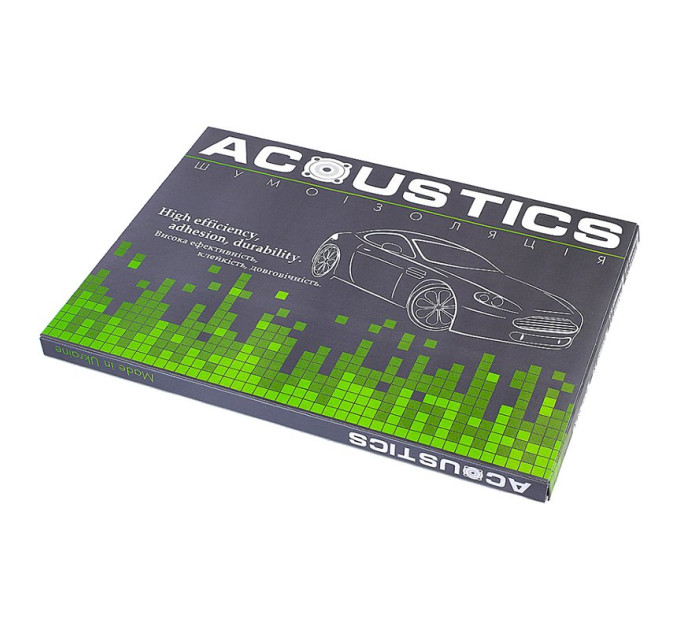 Шумоізоляція Acoustics Alumat 700x500x2.2