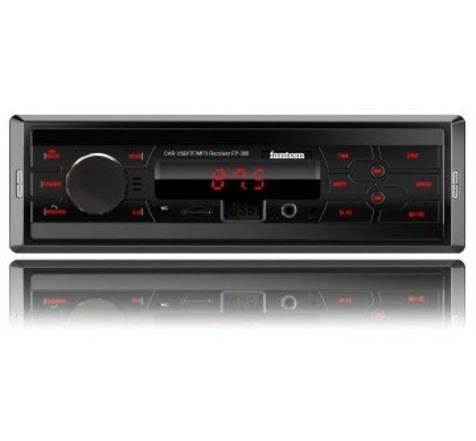 Автомагнітола Fantom FP-380 Black/Red
